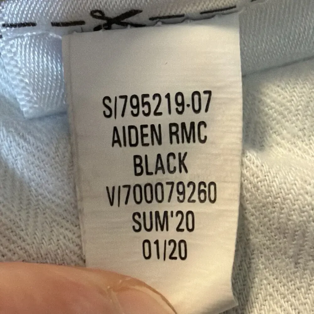 Men’s Banana Republic Aiden Slim Fit Pants - Size 34/36 Black